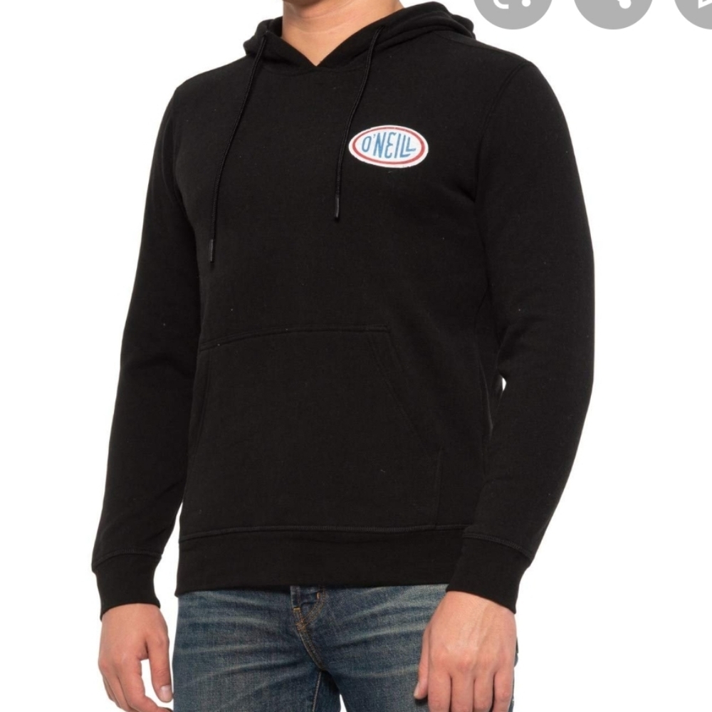 O Neil gasser black logo hoodie